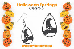 Halloween Earring Laser Cut SVG Bundle - CraftNest - Digital Crafting and Art