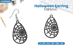 Halloween Earring Lasercut SVG Bundle - CraftNest - Digital Crafting and Art