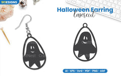 Halloween Earring Lasercut SVG Bundle - CraftNest - Digital Crafting and Art