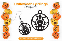 Halloween Earrings Laser Cut SVG Bundle Clipart - CraftNest - Digital Crafting and Art