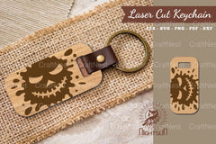 Halloween Face Laser Cut Keychain Bundle - CraftNest - Digital Crafting and Art