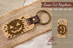 Halloween Face Laser Cut Keychain Bundle - CraftNest - Digital Crafting and Art