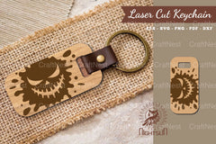 Halloween Face Laser Cut Keychain Bundle - CraftNest - Digital Crafting and Art