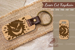 Halloween Face Laser Cut Keychain Bundle - CraftNest - Digital Crafting and Art