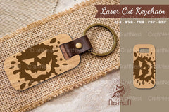 Halloween Face Laser Cut Keychain Bundle - CraftNest - Digital Crafting and Art