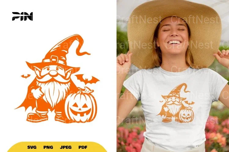 Halloween Gnome SVG Bundle - CraftNest - Digital Crafting and Art