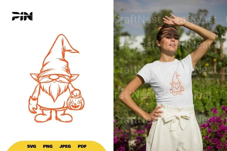 Halloween Gnome SVG Bundle - CraftNest - Digital Crafting and Art