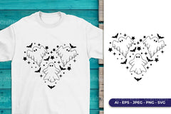 Halloween Heart SVG Bundle - CraftNest - Digital Crafting and Art