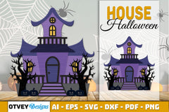 Halloween Home Decor Laser Cut SVG Bundle - CraftNest - Digital Crafting and Art