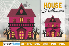 Halloween Home Decor Laser Cut SVG Bundle 2 - CraftNest - Digital Crafting and Art