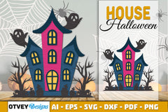 Halloween Home Decor Laser Cut SVG Bundle 5 - CraftNest - Digital Crafting and Art