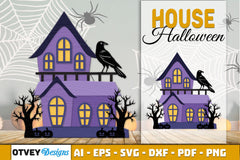 Halloween Home Decor Laser Cut SVG Bundle 6 - CraftNest - Digital Crafting and Art