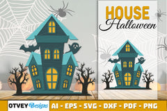 Halloween Home Decor Laser Cut SVG Bundle 9 - CraftNest - Digital Crafting and Art