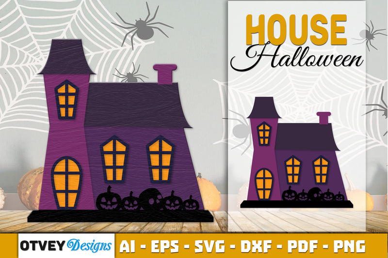 Halloween Home Decor Laser Cut SVG Bundle 10 - CraftNest - Digital Crafting and Art