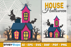 Halloween Home Decor Laser Cut SVG Bundle 11 - CraftNest - Digital Crafting and Art