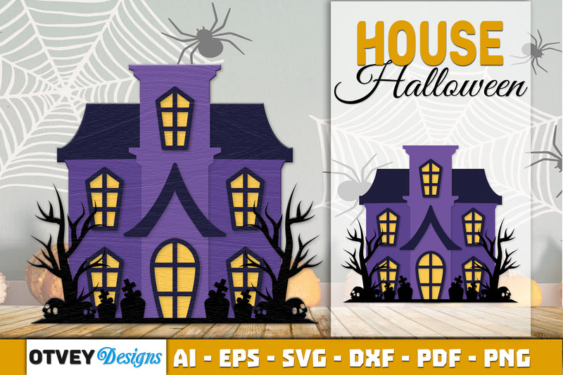 Halloween Home Decor Laser Cut SVG Bundle 12 - CraftNest - Digital Crafting and Art