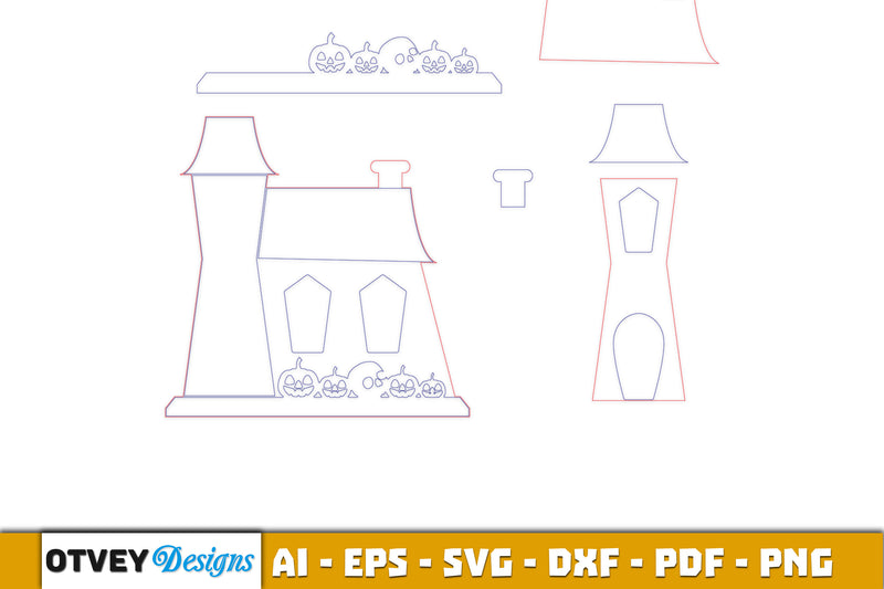 Halloween Home Decor Laser Cut SVG Bundle 10 - CraftNest - Digital Crafting and Art