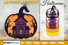 Halloween Pumpkin Decor Laser Cut SVG Bundle 4 - CraftNest - Digital Crafting and Art