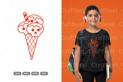 Halloween Ice Cream SVG Bundle - CraftNest - Digital Crafting and Art