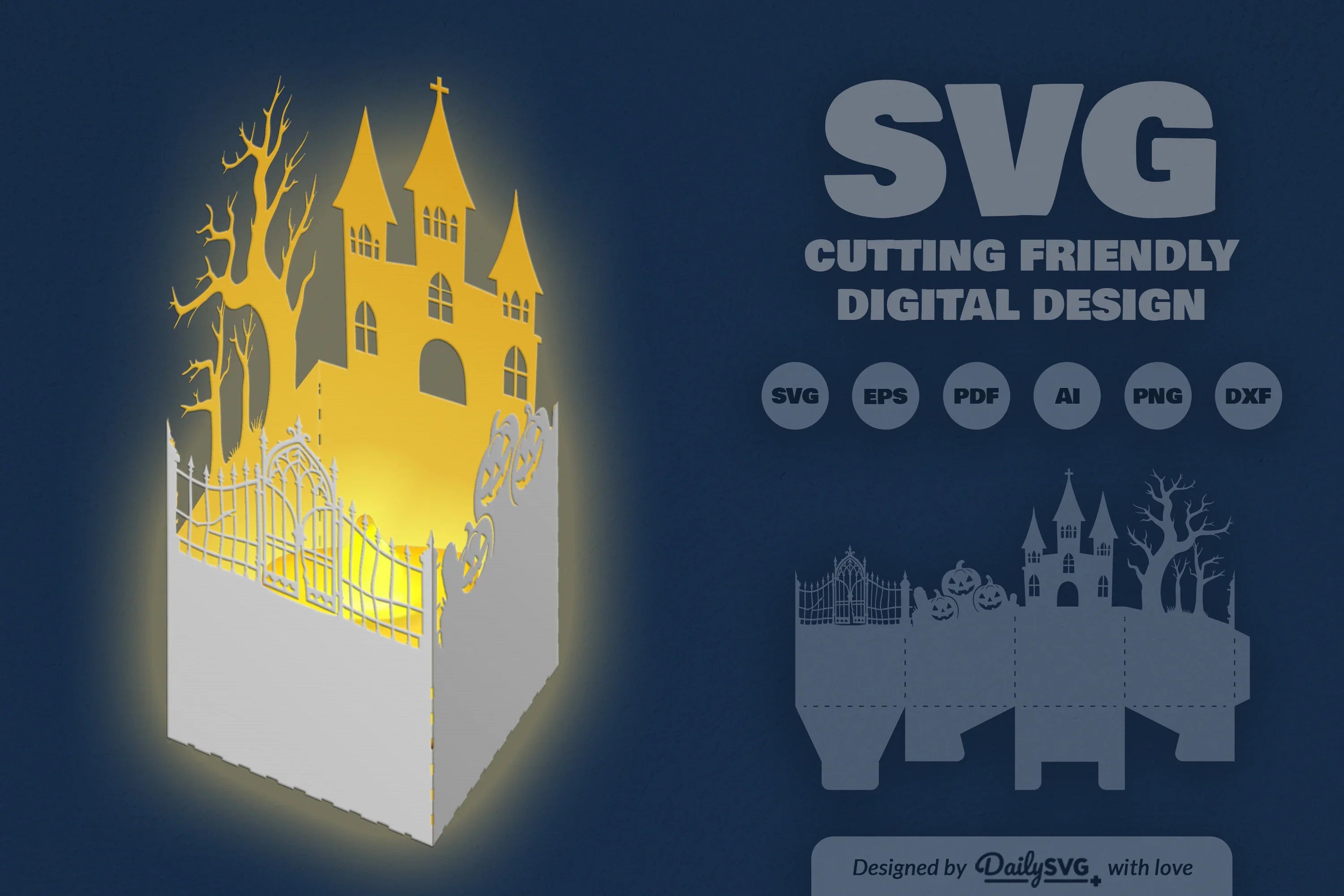 Halloween Lantern Papercut Clipart Daily SVG Bundle - CraftNest - Digital Crafting and Art