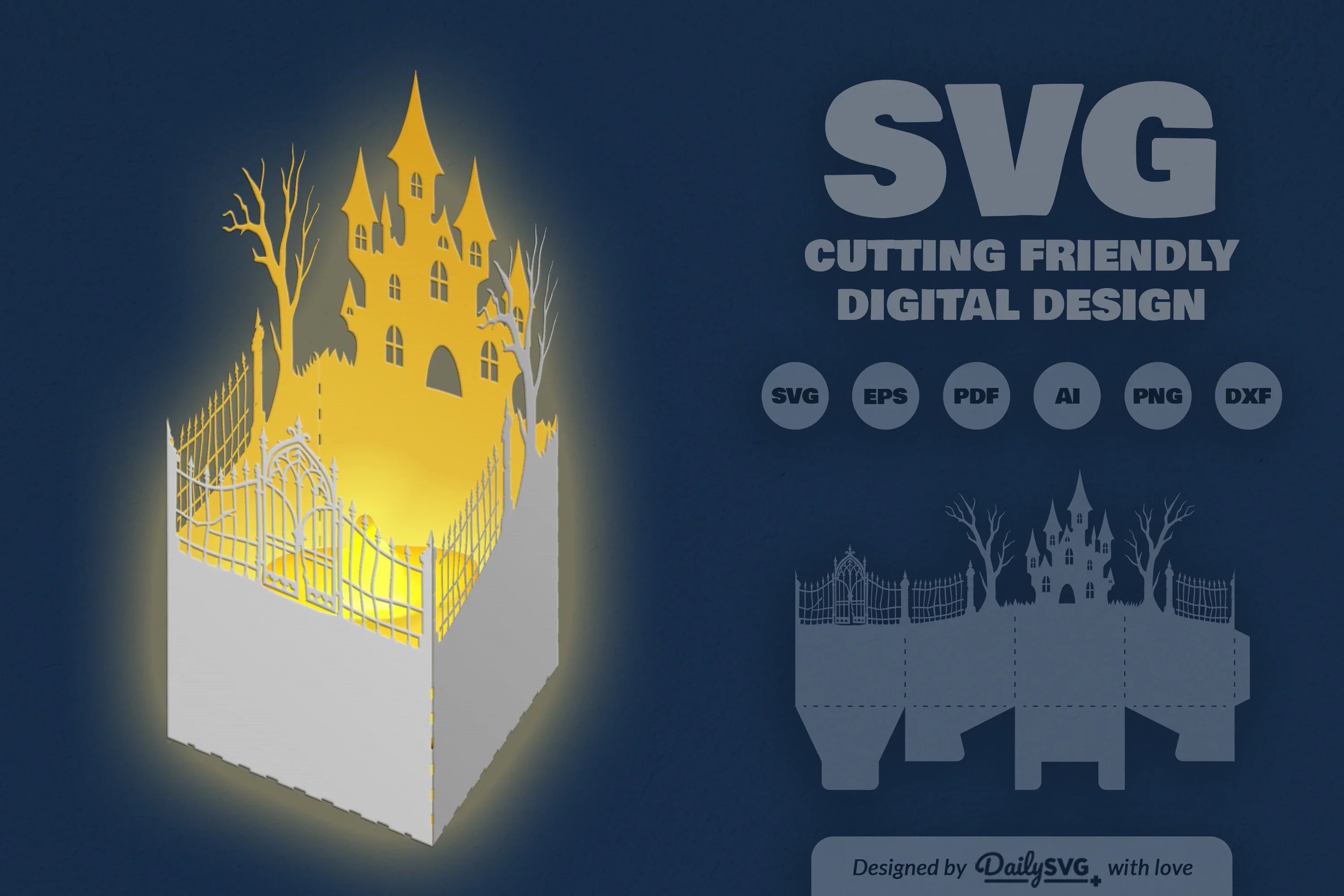 Halloween Lantern Papercut Clipart Daily SVG Bundle - CraftNest - Digital Crafting and Art