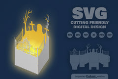 Halloween Lantern Papercut Clipart Daily SVG Bundle - CraftNest - Digital Crafting and Art