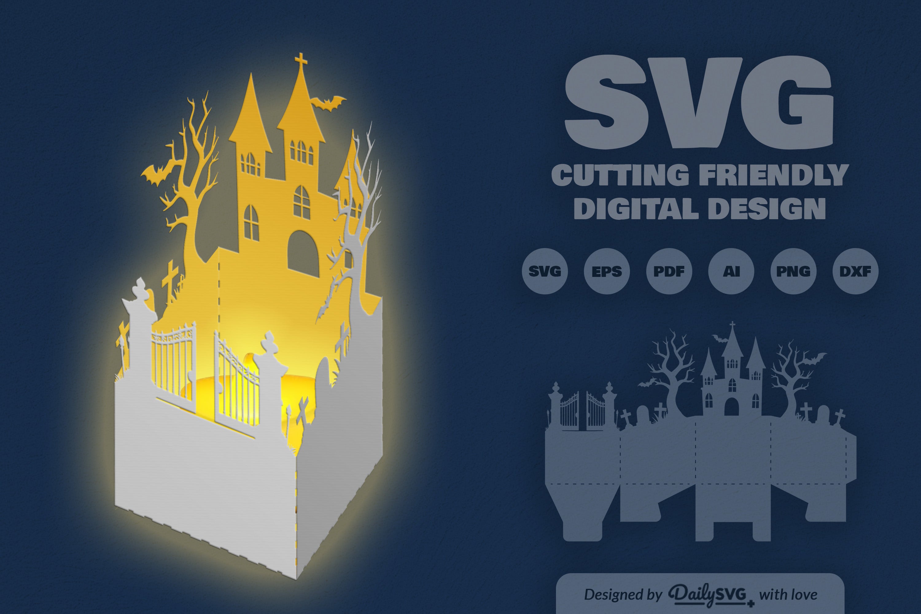 Halloween Papercut SVG Bundle
