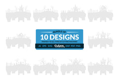 Halloween Lantern Papercut Clipart Daily SVG Bundle - CraftNest - Digital Crafting and Art