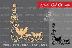 Halloween Laser Cut Corner Clipart Bundle - CraftNest - Digital Crafting and Art