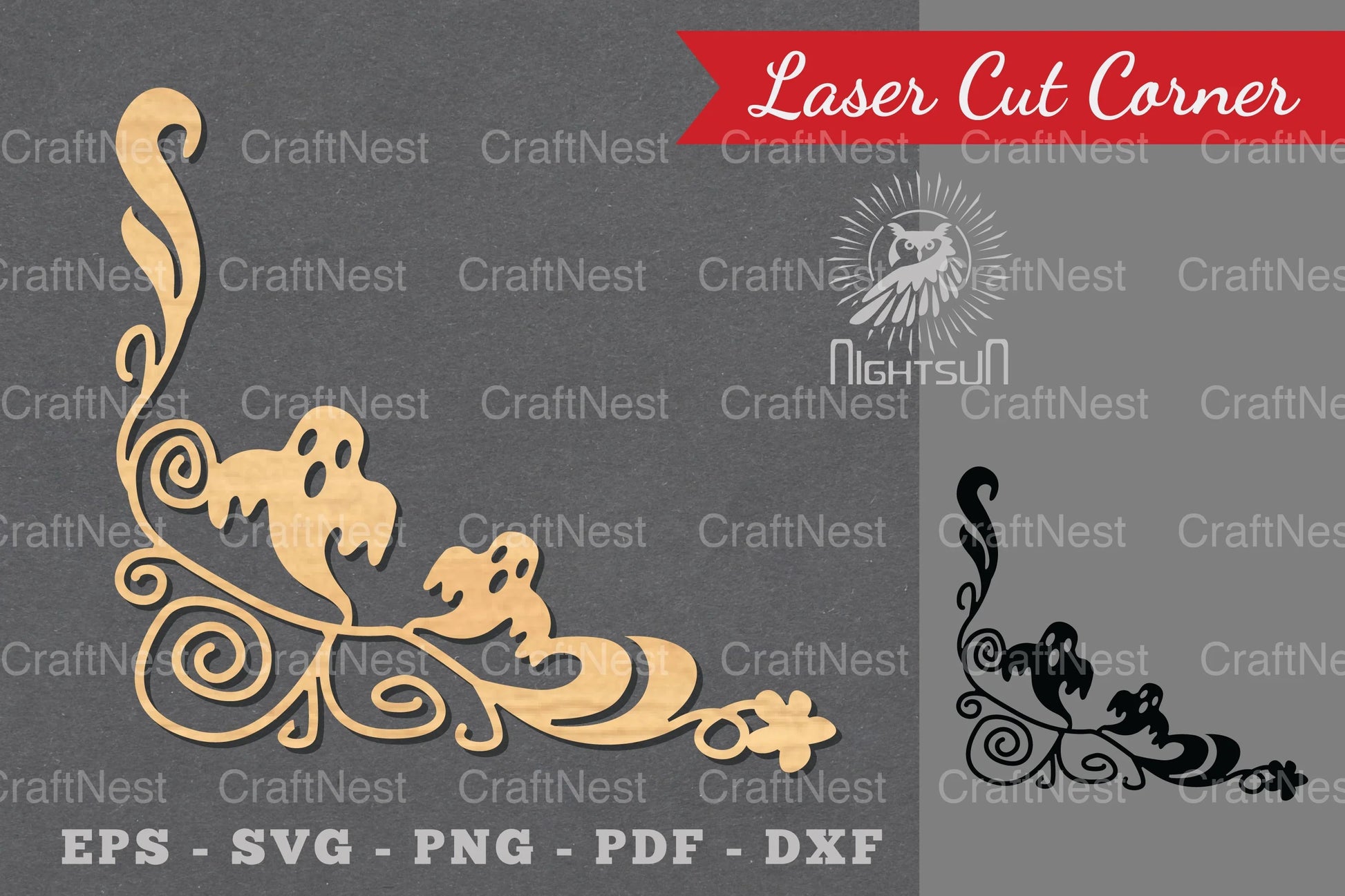 Halloween Laser Cut Corner Clipart Bundle - CraftNest - Digital Crafting and Art