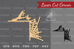 Halloween Laser Cut Corner SVG Bundle - CraftNest - Digital Crafting and Art