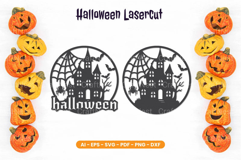 Halloween Lasercut SVG Bundle - CraftNest - Digital Crafting and Art