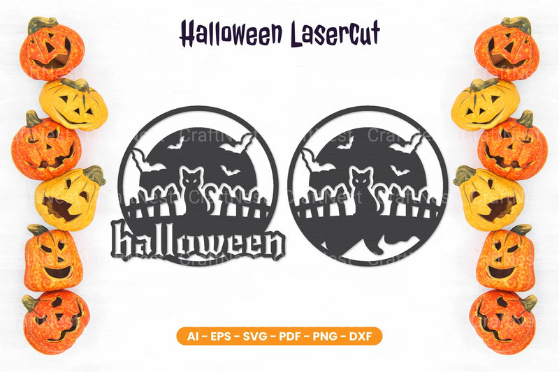 Halloween Lasercut SVG Bundle - CraftNest - Digital Crafting and Art