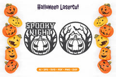 Halloween Lasercut SVG Bundle - CraftNest - Digital Crafting and Art
