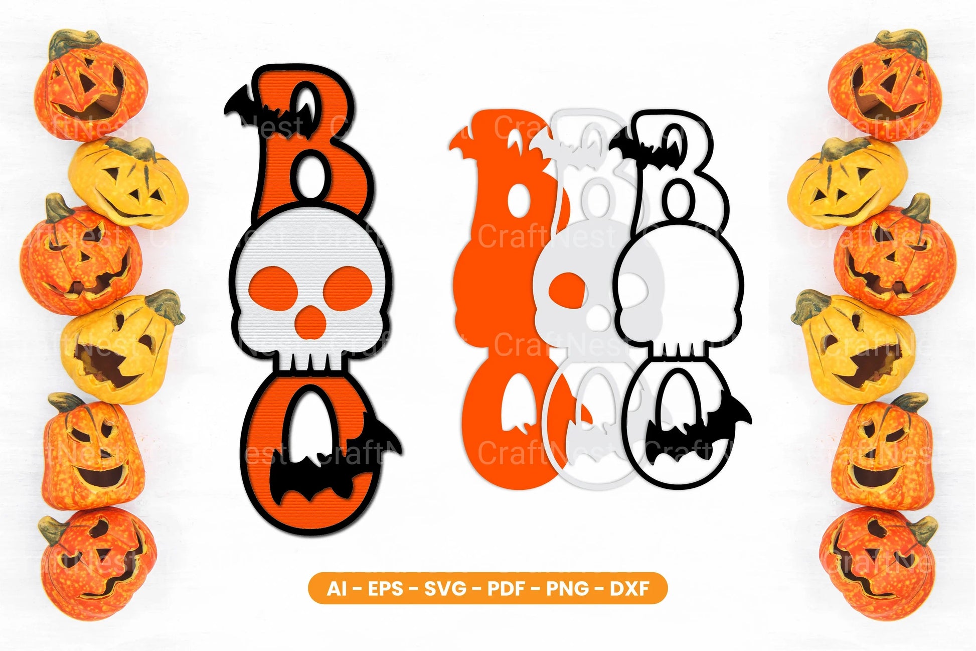 Halloween Lasercut SVG Bundle - CraftNest - Digital Crafting and Art
