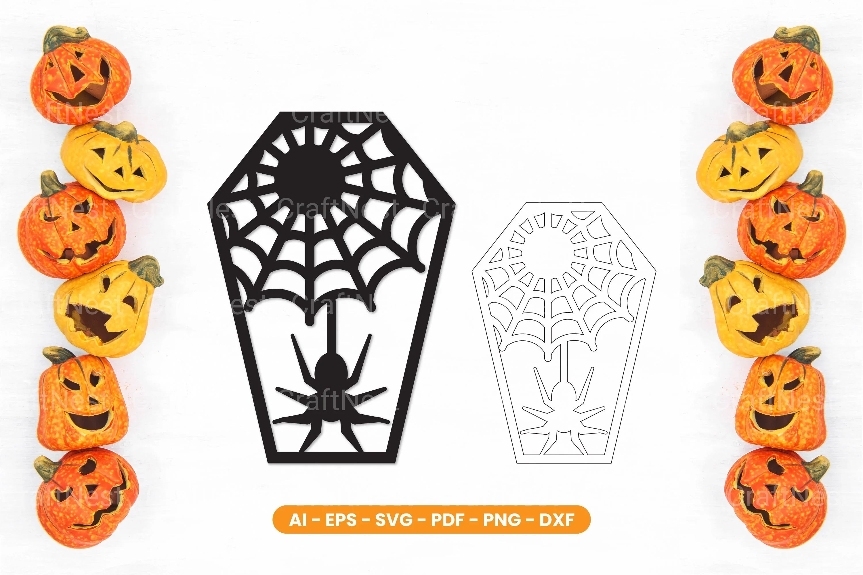 Halloween Lasercut SVG Bundle - CraftNest - Digital Crafting and Art