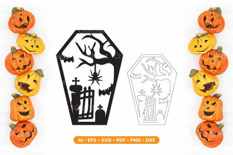 Halloween Lasercut SVG Bundle - CraftNest - Digital Crafting and Art
