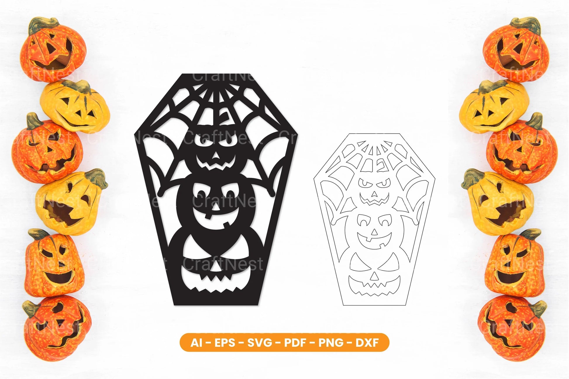 Halloween Lasercut SVG Bundle - CraftNest - Digital Crafting and Art