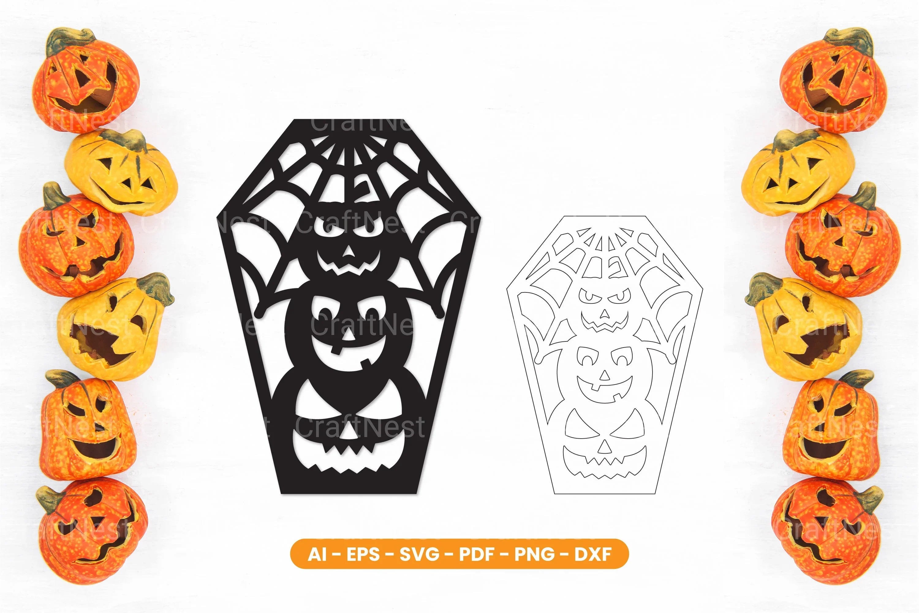 Halloween Lasercut SVG Bundle - CraftNest - Digital Crafting and Art