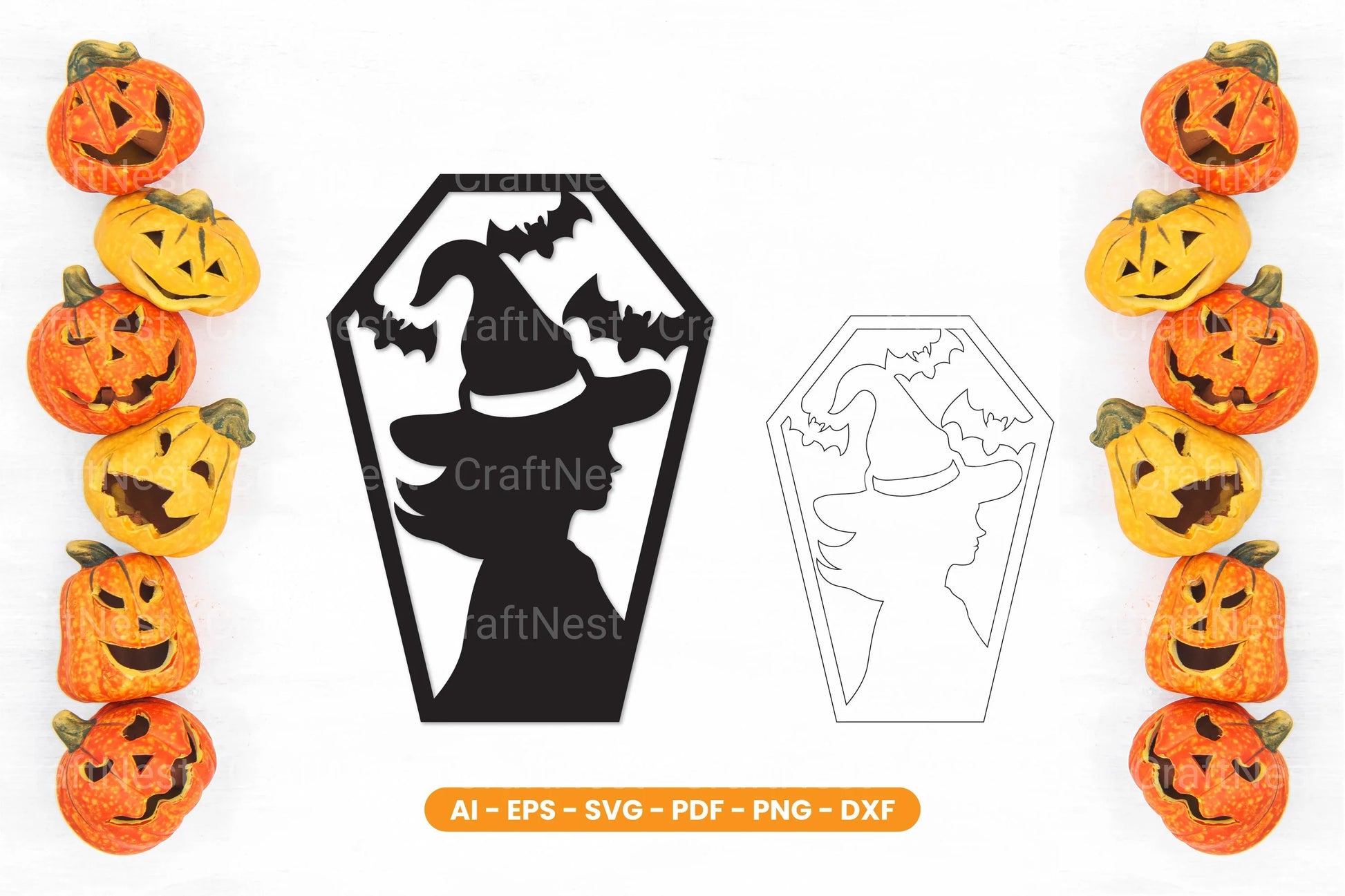 Halloween Lasercut SVG Bundle - CraftNest - Digital Crafting and Art