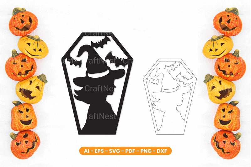 Halloween Lasercut SVG Bundle - CraftNest - Digital Crafting and Art