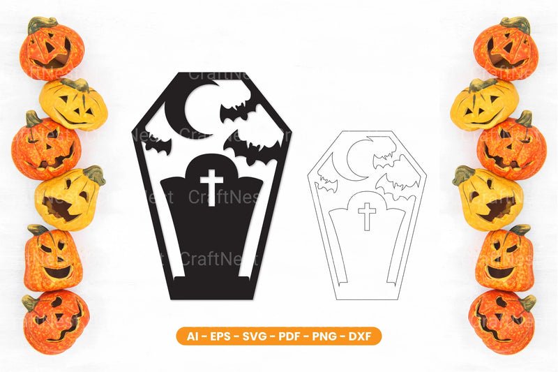 Halloween Lasercut SVG Bundle - CraftNest - Digital Crafting and Art