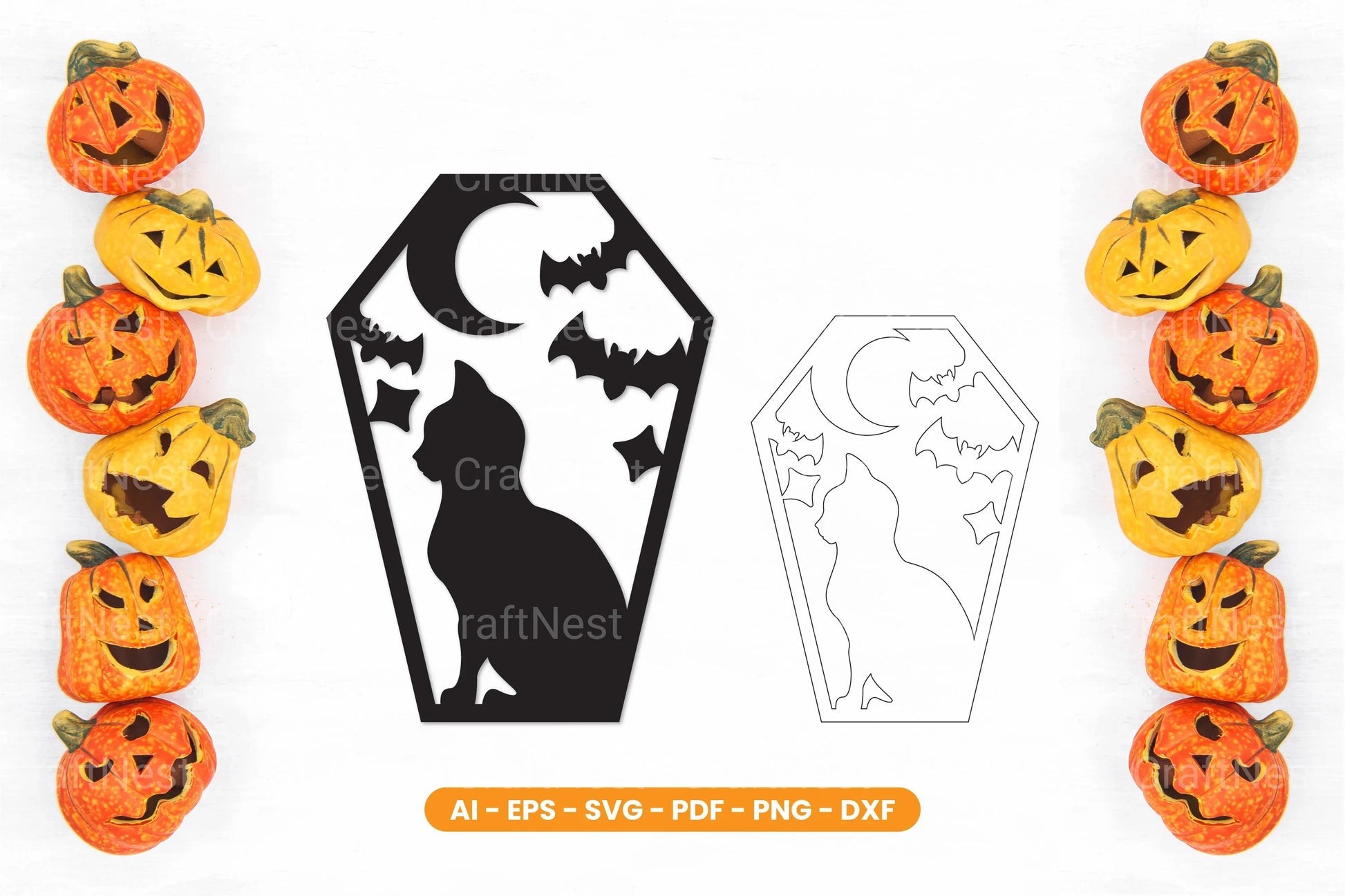 Halloween Lasercut SVG Bundle - CraftNest - Digital Crafting and Art