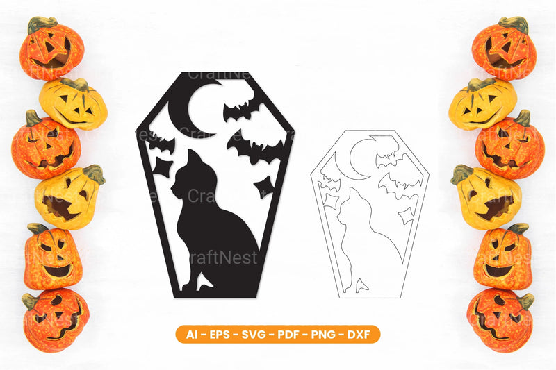 Halloween Lasercut SVG Bundle - CraftNest - Digital Crafting and Art