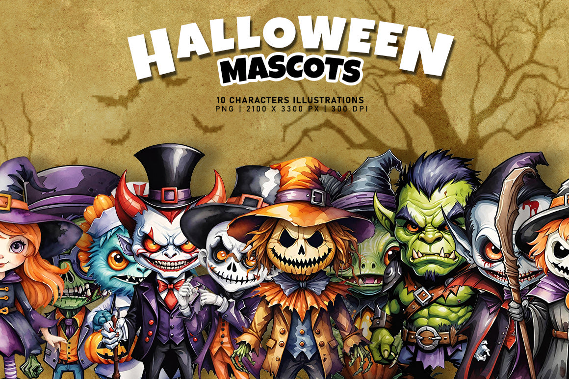 Halloween Mascots 01