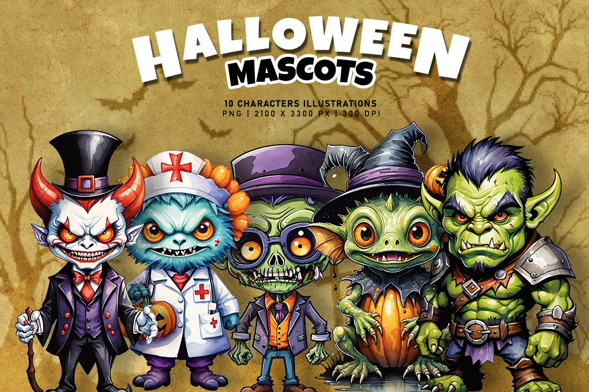 Halloween Mascots 01