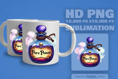 Halloween Poison Bottle Clipart SVG Bundle - CraftNest - Digital Crafting and Art