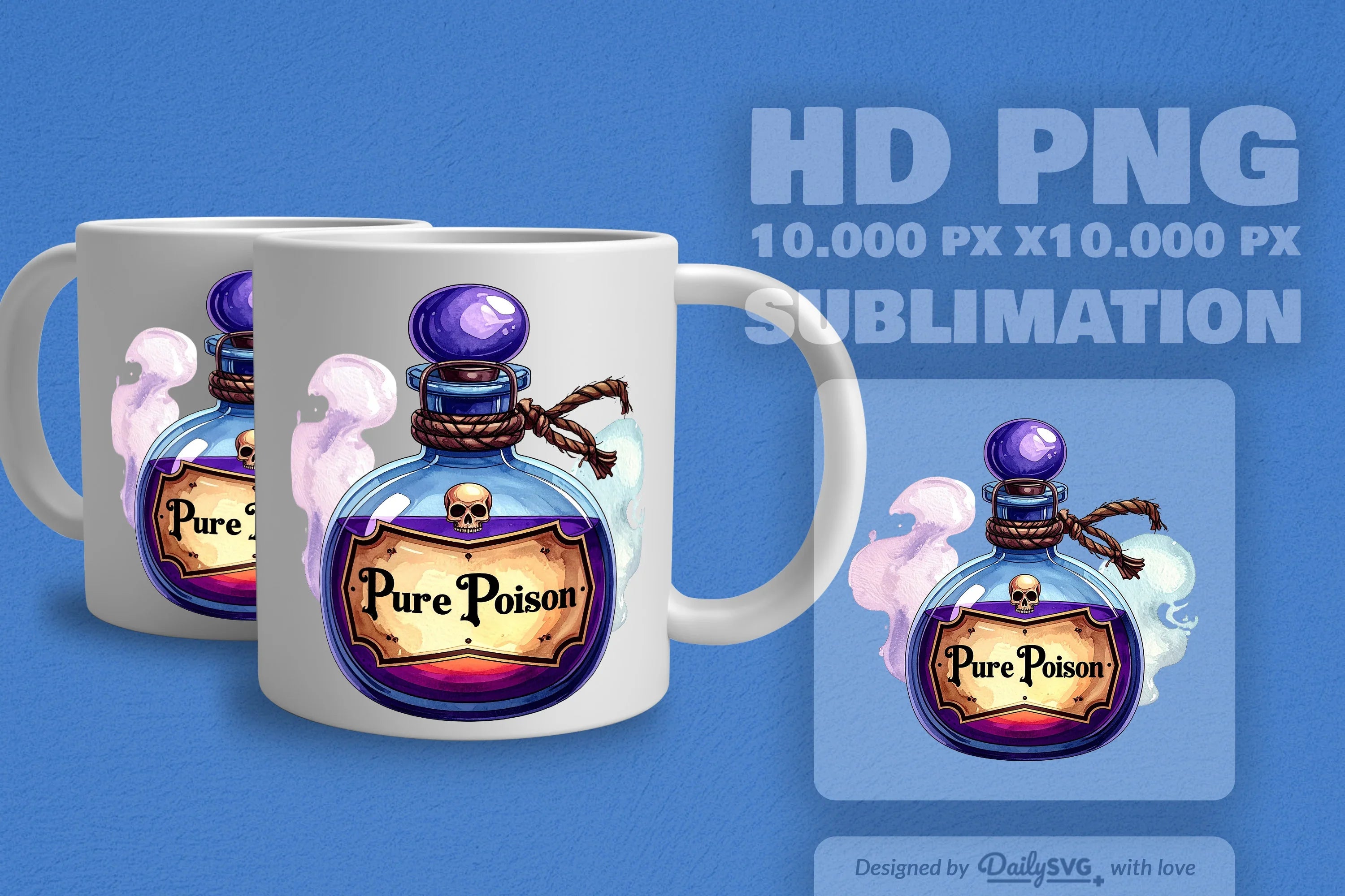 Halloween Poison Bottle Clipart SVG Bundle - CraftNest - Digital Crafting and Art