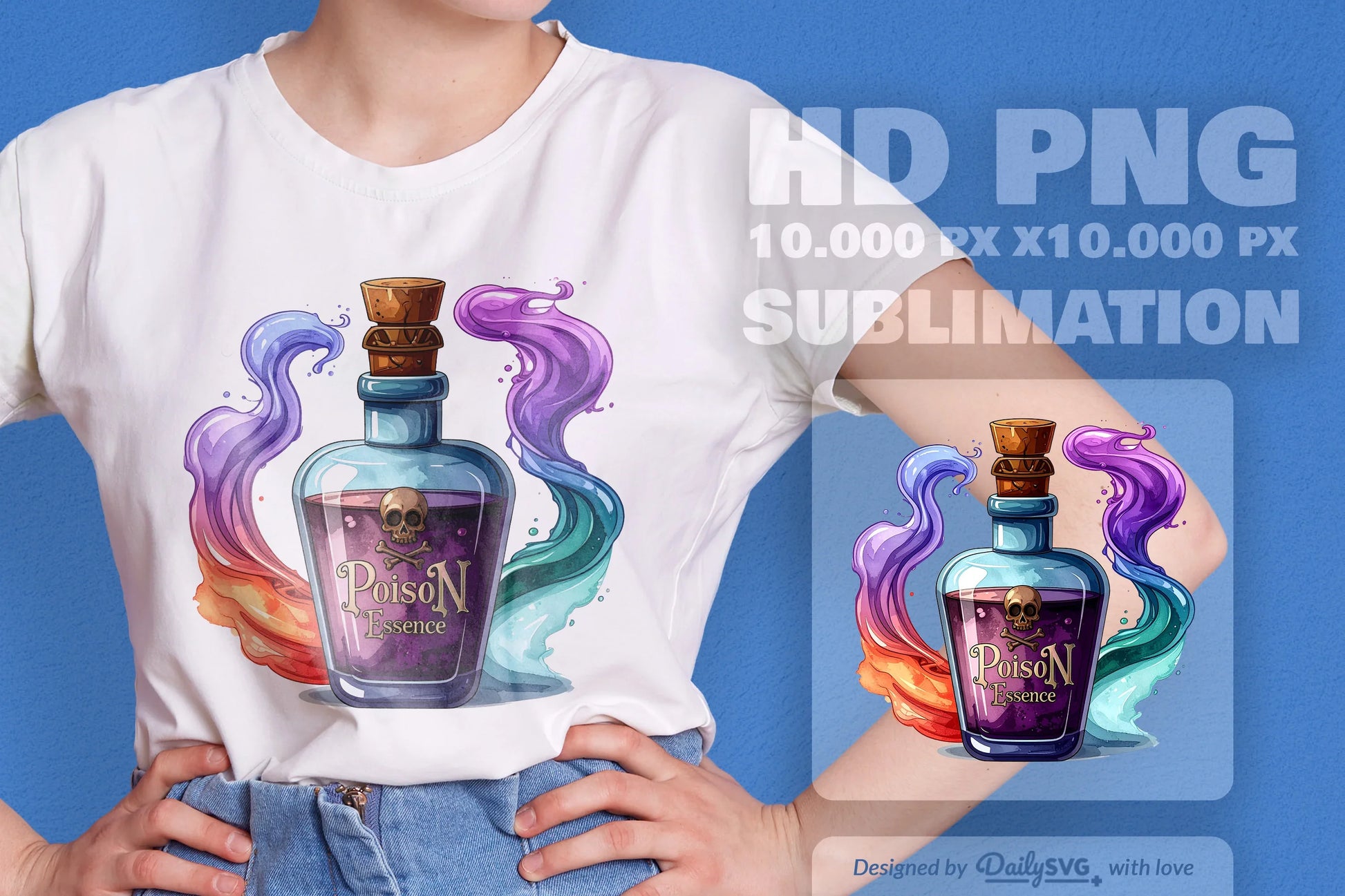 Halloween Poison Bottle Clipart SVG Bundle 7 - CraftNest - Digital Crafting and Art