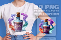 Halloween Poison Bottle Clipart SVG Bundle 7 - CraftNest - Digital Crafting and Art